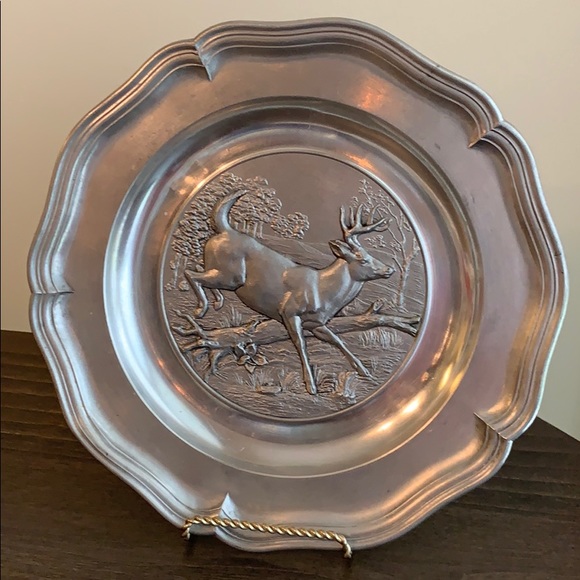 Made in Germany Other - Pewter decorative DEER PLATE
